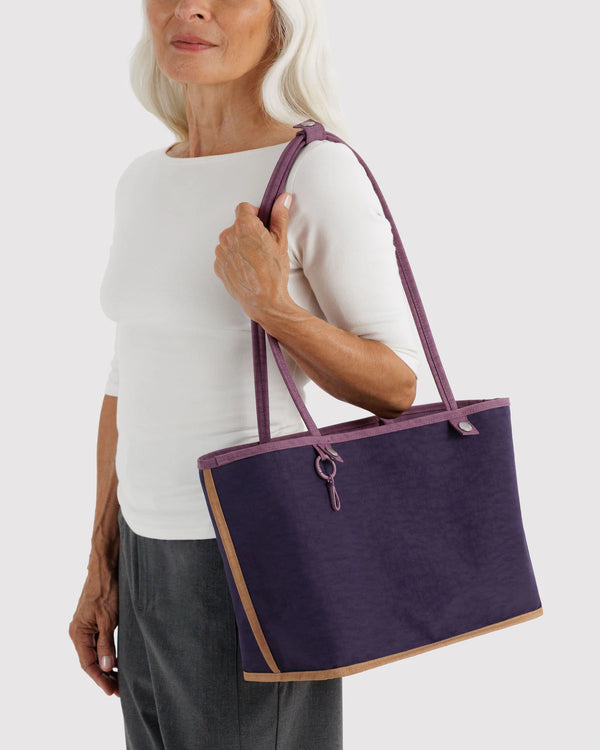 Torba Medium Nylon Reversible Tote wild plum mix