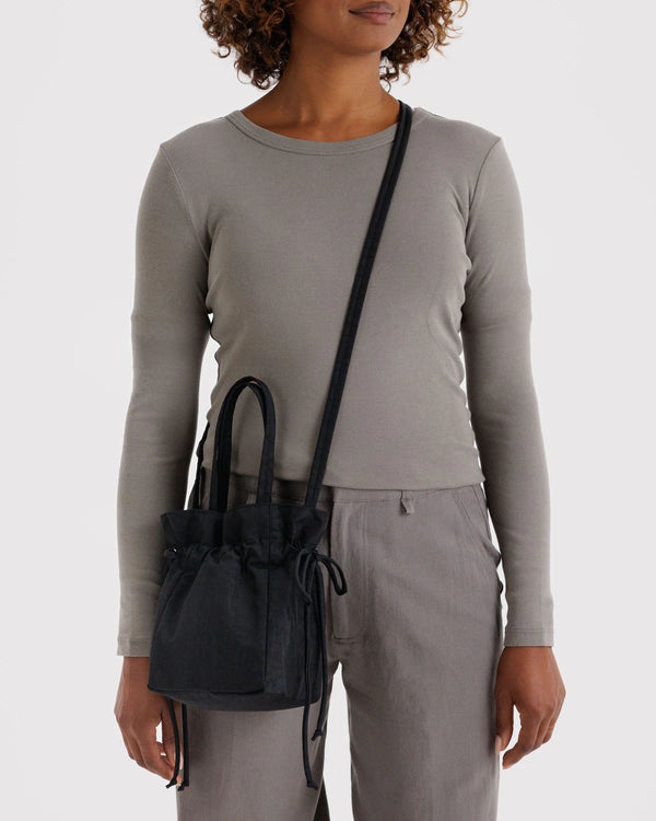 Torebka Nylon Drawstring Bag black