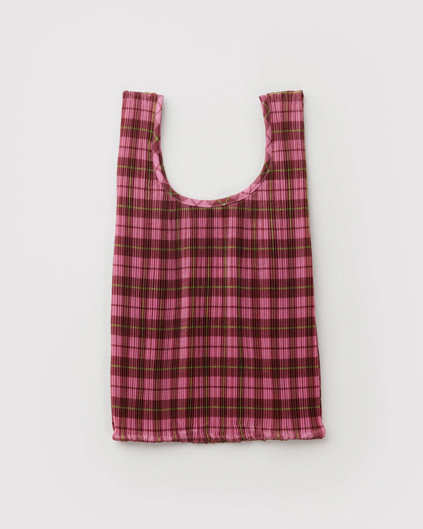Szoperka plisowana Pleated Azalea Pink Tartan