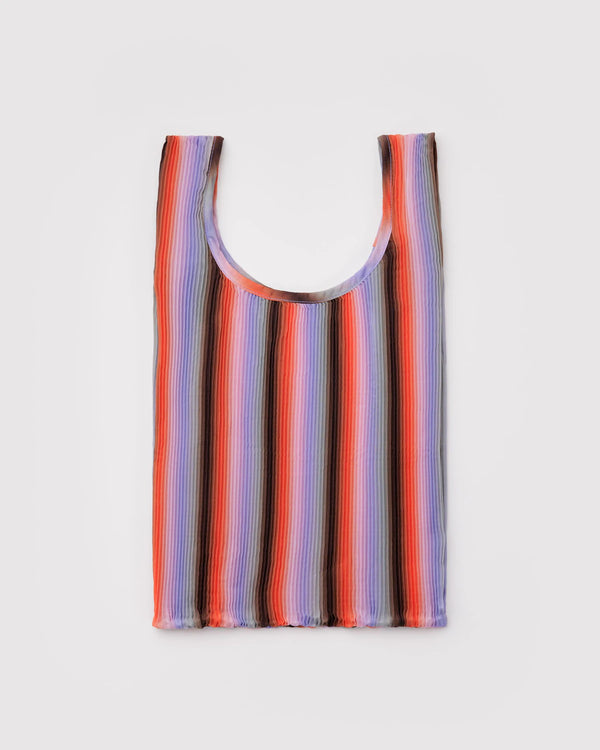 Szoperka plisowana Pleated Gradient stripe poppy & lilac