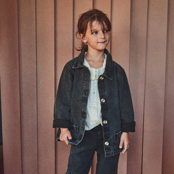 Kurta jeansowa Mure 4 lata black denim Poudre Organic