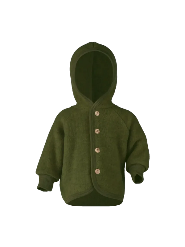 Kurtka z wełny merino reed melange Engel Natur