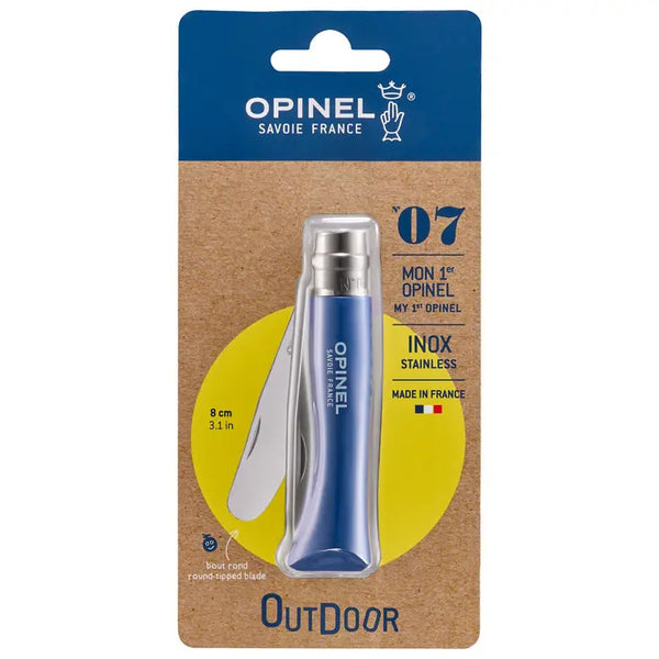 Nóż My First Opinel 07 Blister Niebieski