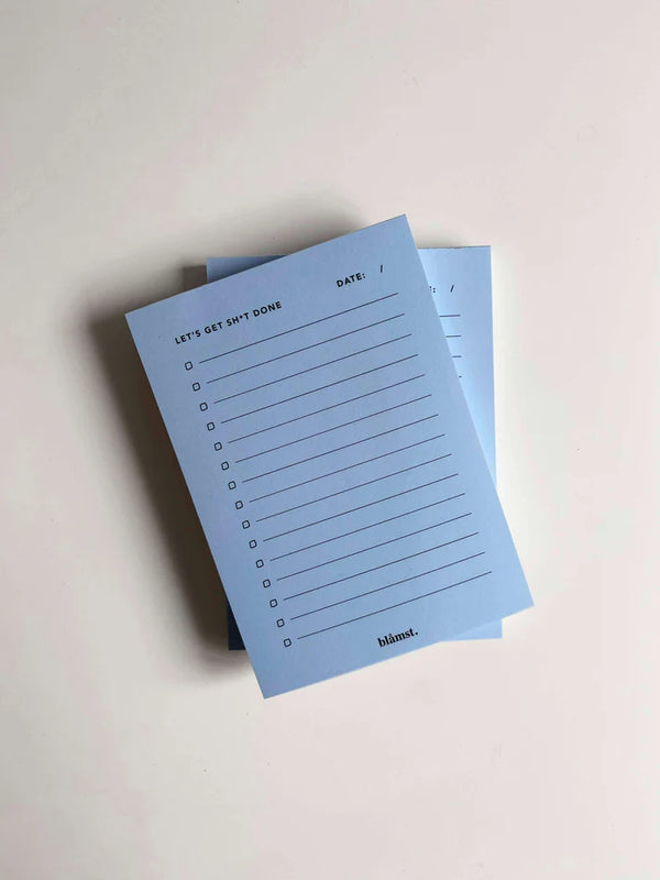 Notes To Do Let's Get Sh*t Done A6 100 str. blue