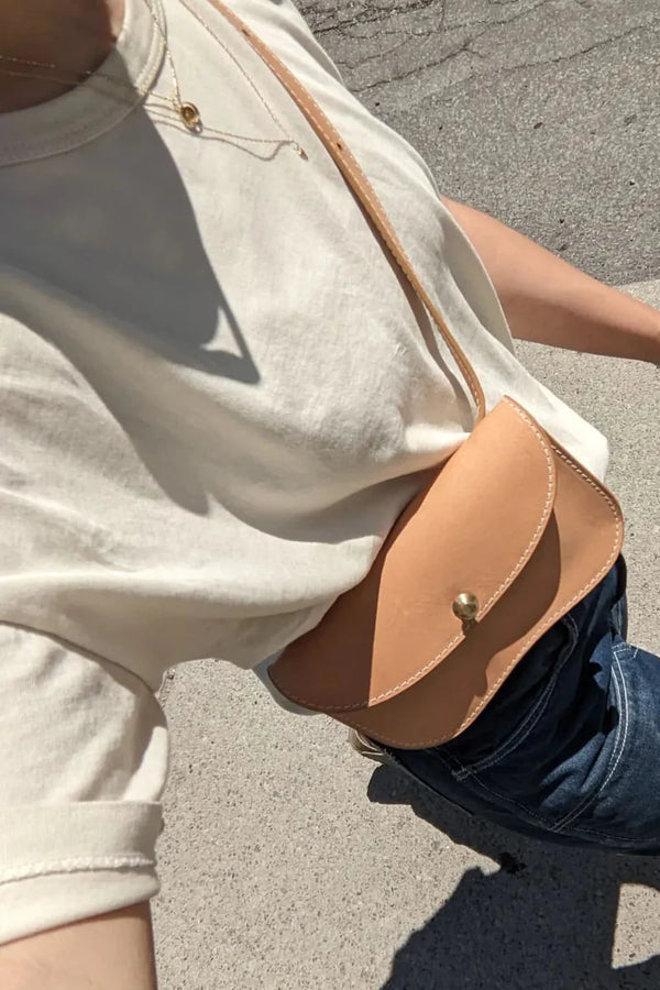 Bawełniany T-shirt Her Tee, Bone