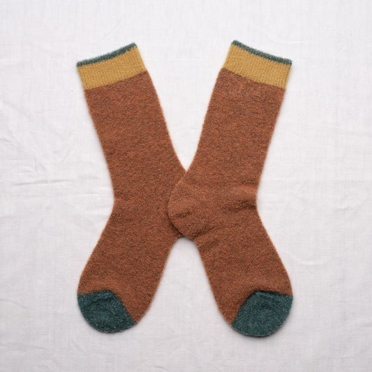 Skarpety Mousse merino karmel
