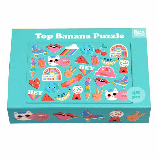Mini Puzzle 48 el. - Top Banana