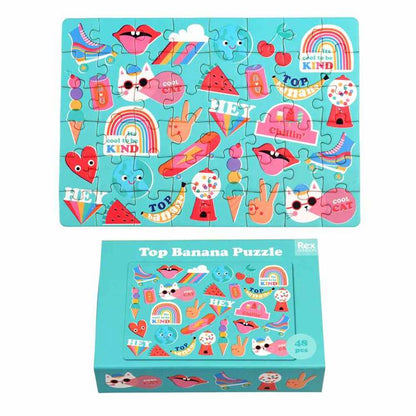 Mini Puzzle 48 el. - Top Banana