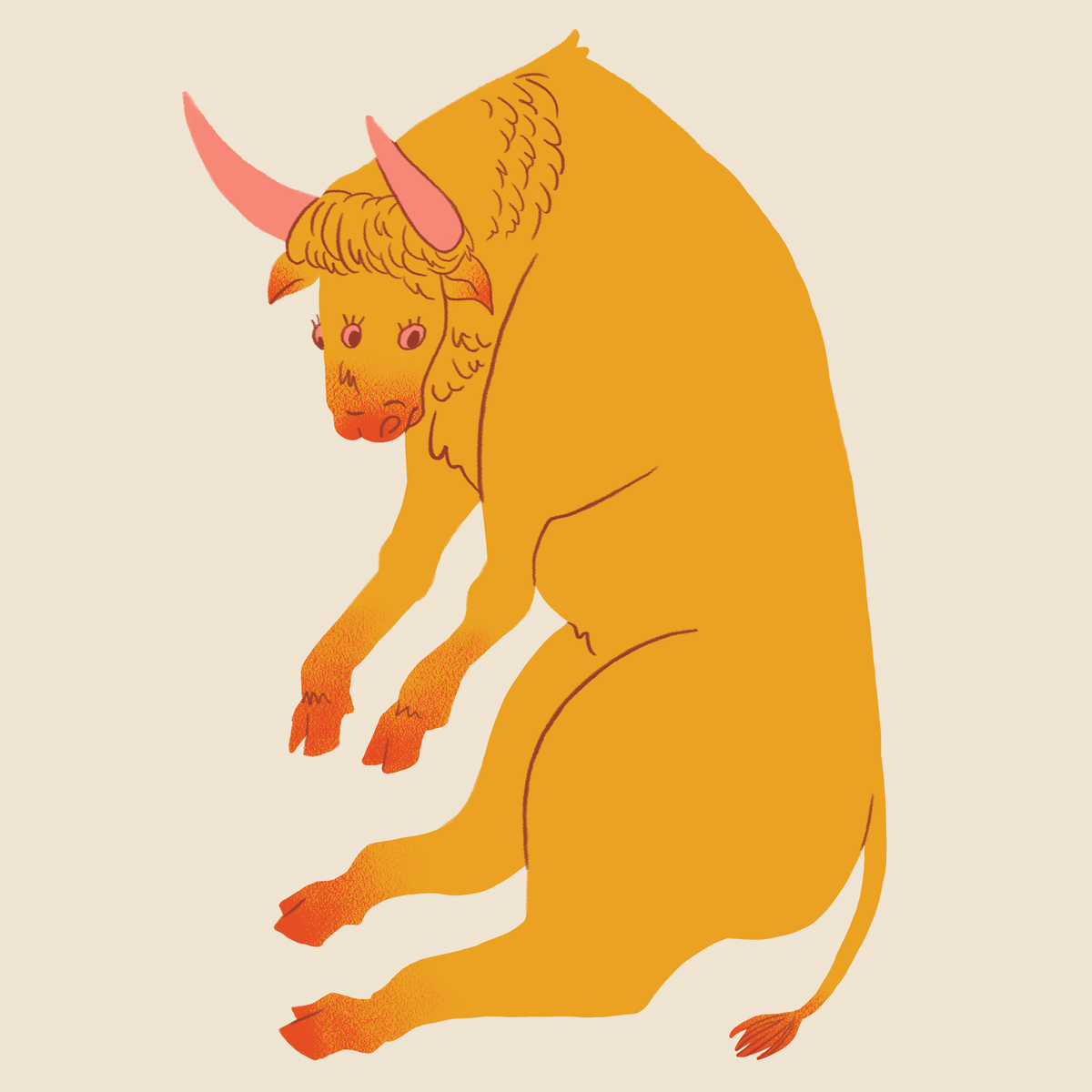 Grafika Zodiak - Byk