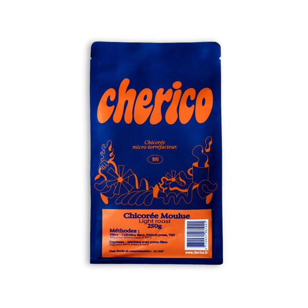 Kawa bezkofeinowa z cykorii w ziarnach 250g BIO Cherico