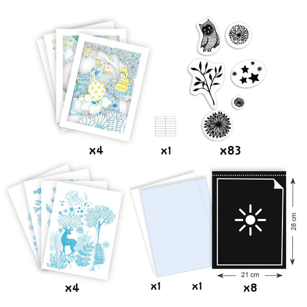 Zestaw Artystyczny Cyjanotypia - Noc