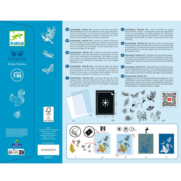 Zestaw Artystyczny Cyjanotypia - Las