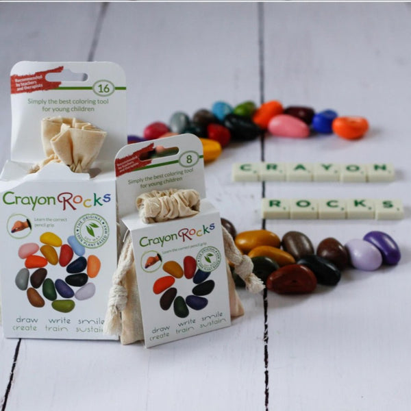 Kredki Kamyki w Bawełnianym Woreczku - 8 szt