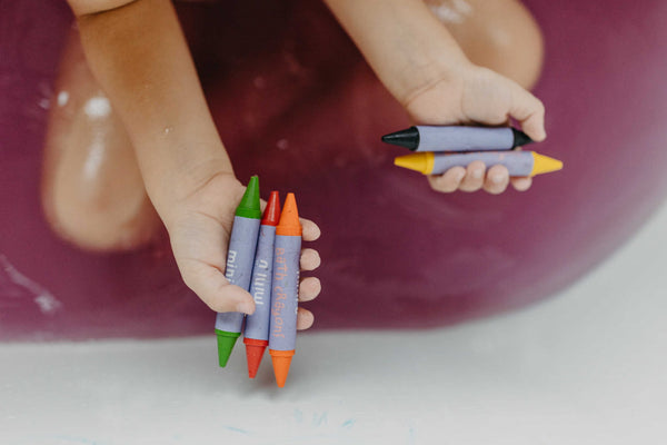 Kolorowe Kredki do Kąpieli w 5 Kolorach