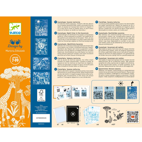 Zestaw Artystyczny Cyjanotypia - Sawanna