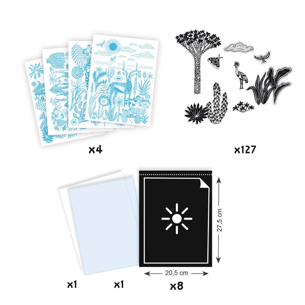 Zestaw Artystyczny Cyjanotypia - Sawanna