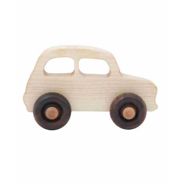 Drewniana zabawka na kółkach Auto Little French