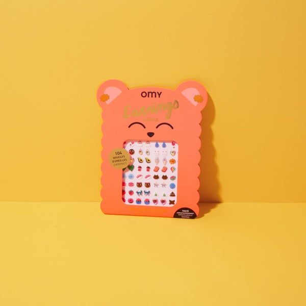 Kolczyki naklejki  104 szt. Kawaii