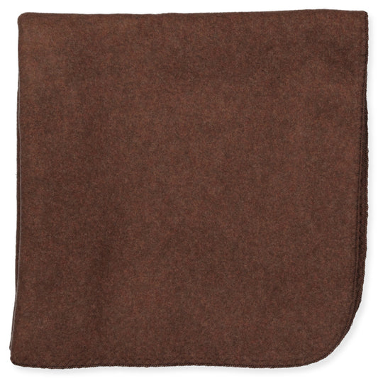 Koc z wełny merino cinnamon