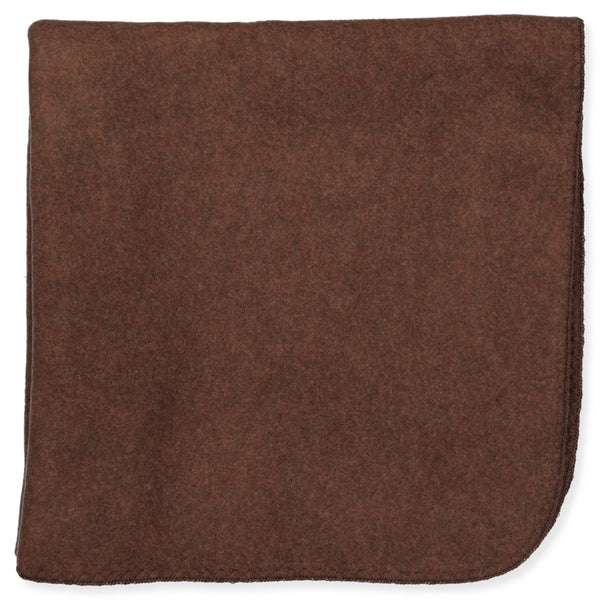 Koc z wełny merino cinnamon