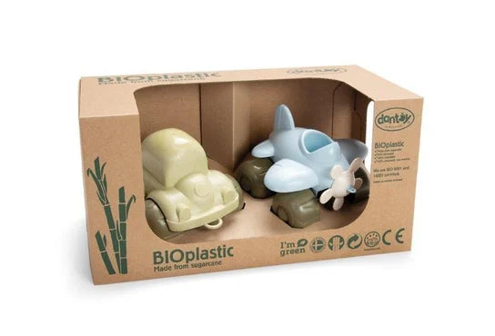 Bioplastic Pojazdy - Samolot i Garbus