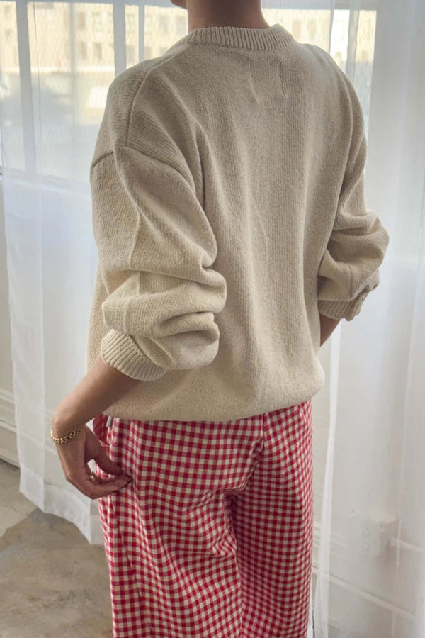 Sweter bawełniany Gabby Cotton naturel Le Bon Shoppe