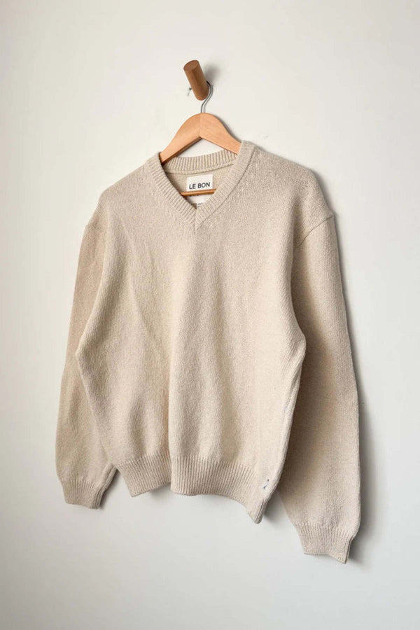 Sweter bawełniany Gabby Cotton naturel Le Bon Shoppe