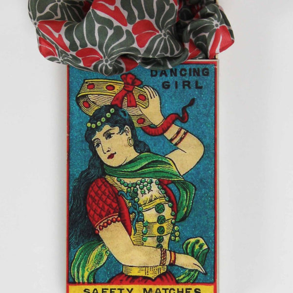 Apaszka Plumeria kaki silk Les Belles Vagabondes