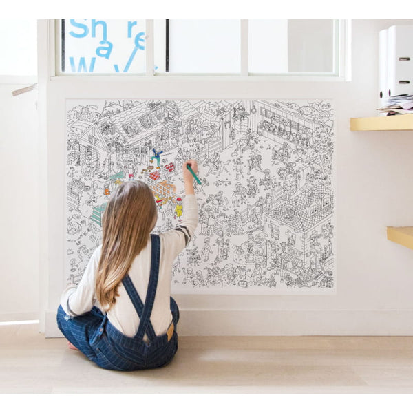 Gigantyczna Kolorowanka 100x70cm - Klub Jeździecki