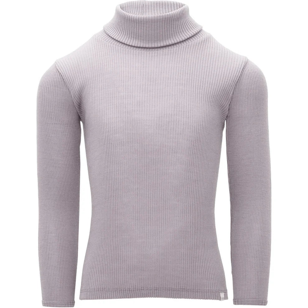 Golf z wełny merino Alf ice rose