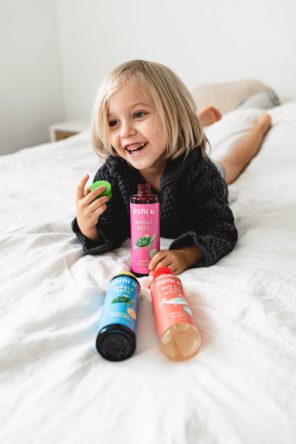 Naturalny Płyn Bąbelkowy do Kąpieli dla Dzieci - Winogrono