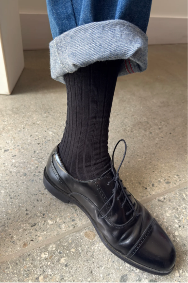 His Socks MC Cotton True Black