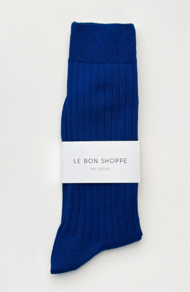 His Socks MC Cotton Cobalt