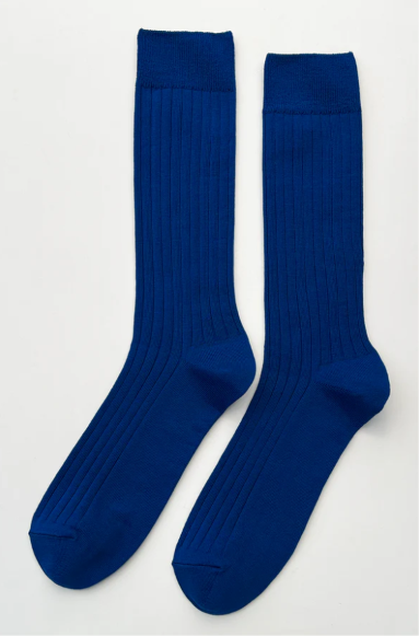 His Socks MC Cotton Cobalt