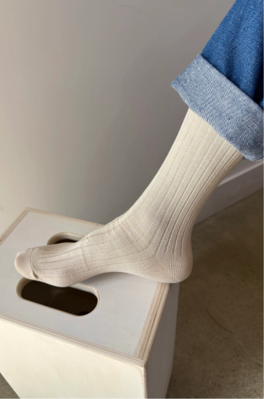 His Socks MC Cotton Porcelain