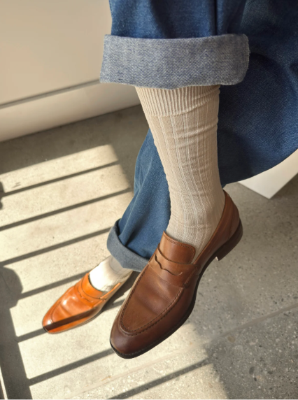 His Socks MC Cotton Porcelain