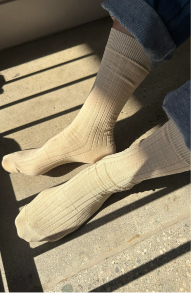 His Socks MC Cotton Porcelain