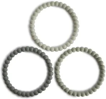 Silikonowy Gryzak Bransoletka pearl green tea/ cool gray/ sea salt