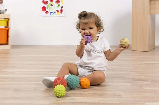 Kauczukowe Piłki Sensoryczne 6 szt