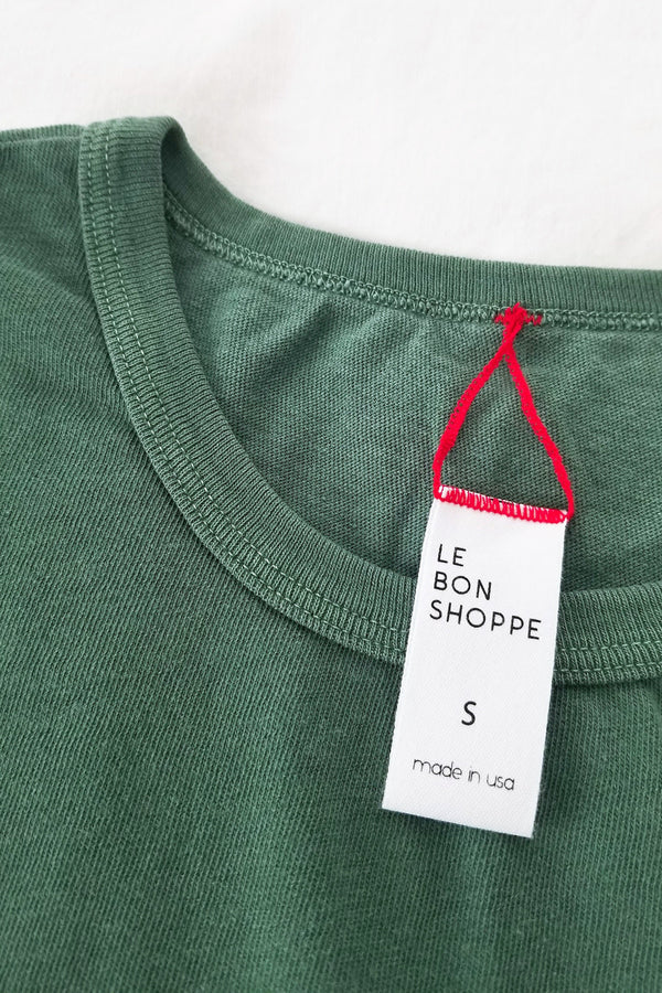 Bawełniany T-shirt Her Tee, Moss