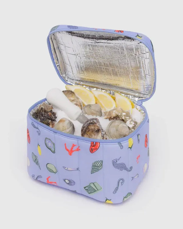 Izolowana torba z wypełnieniem Puffy Lunch Box sea charms Baggu