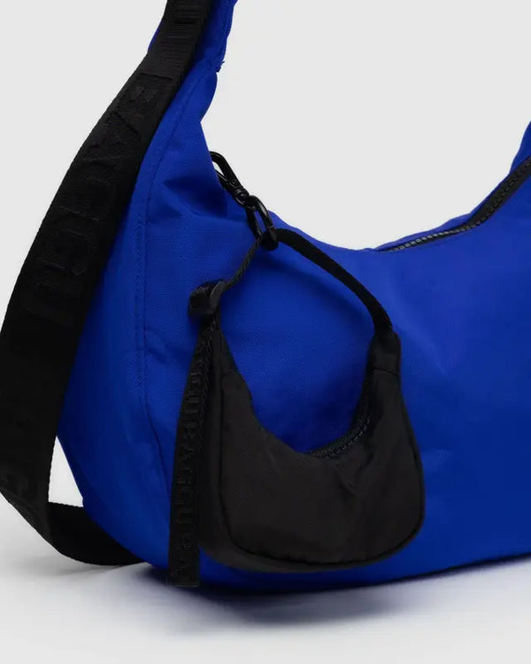 Brelok Crescent Bag Charm black Baggu