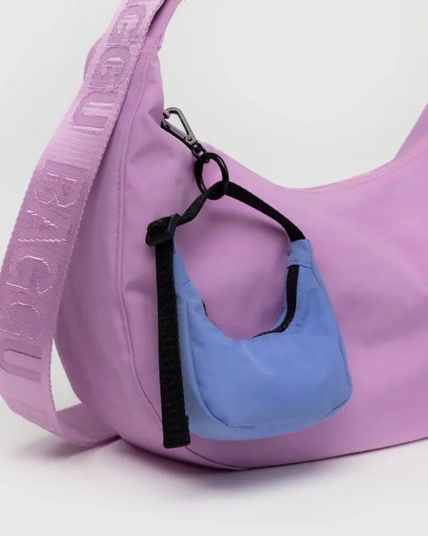 Brelok Crescent Bag Charm cornflower Baggu