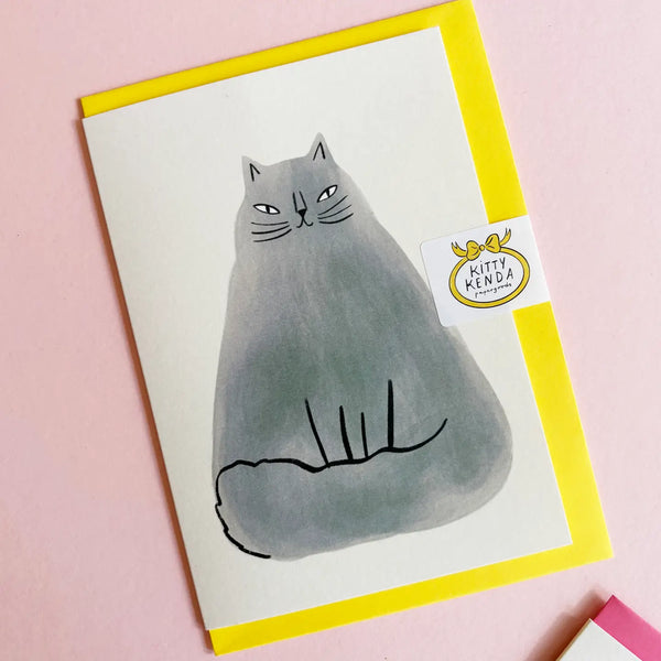 Kartka Floofy Cat