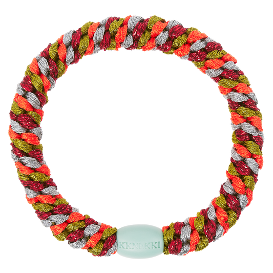 Gumka do włosów MIX TOMATO OLIVE - Kknekki