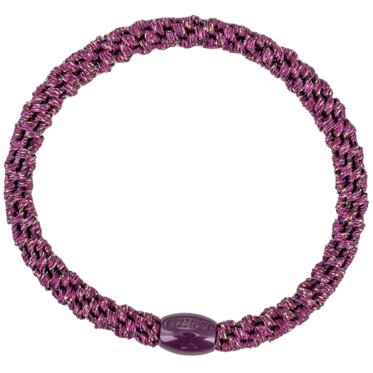 Gumka do włosów SLIM GRAPE GLITTER