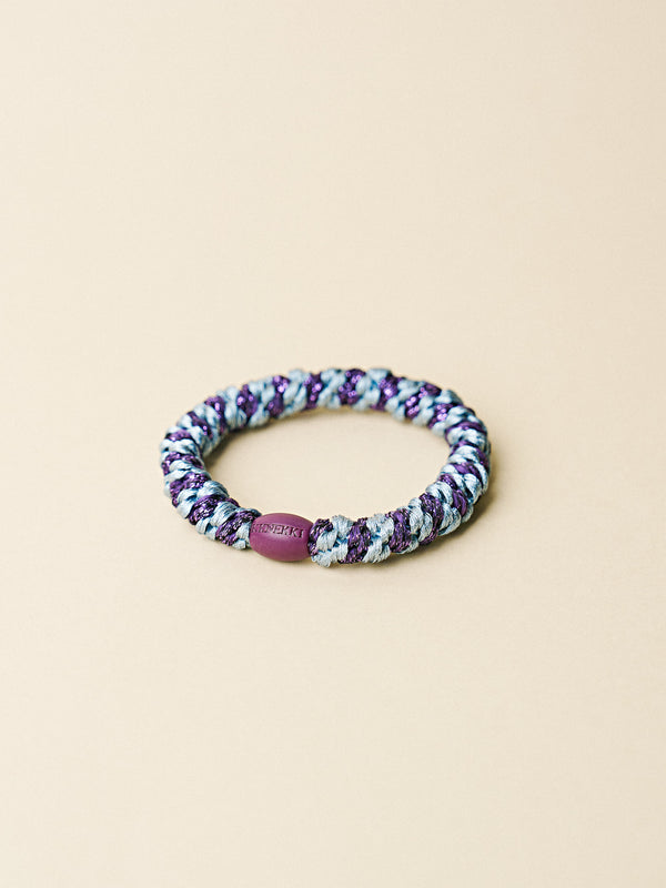 Gumka do włosów SEABLUE DARK PURPLE GLITTER STRIPE