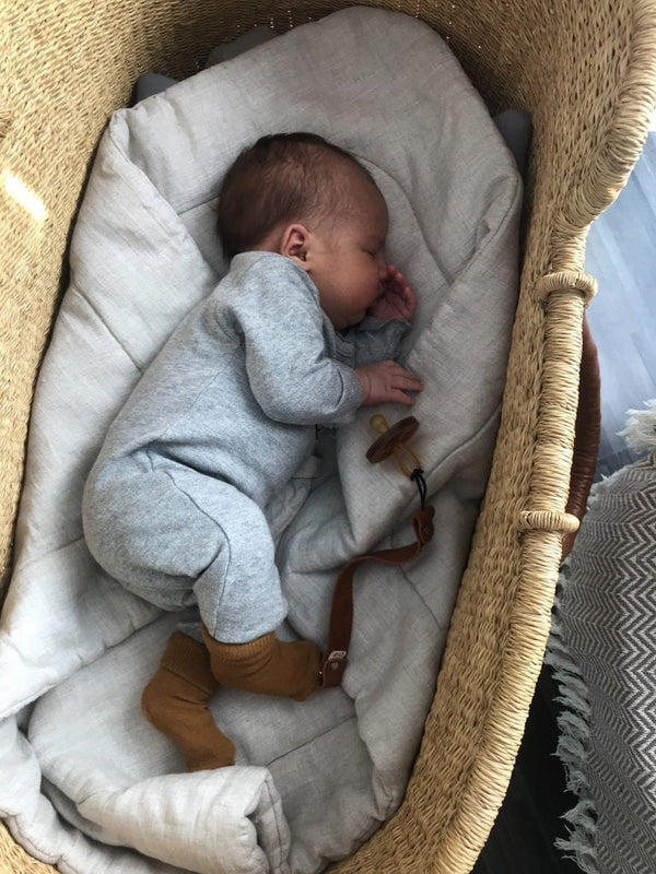 Zawieszka do Smoczka Leather Cognac