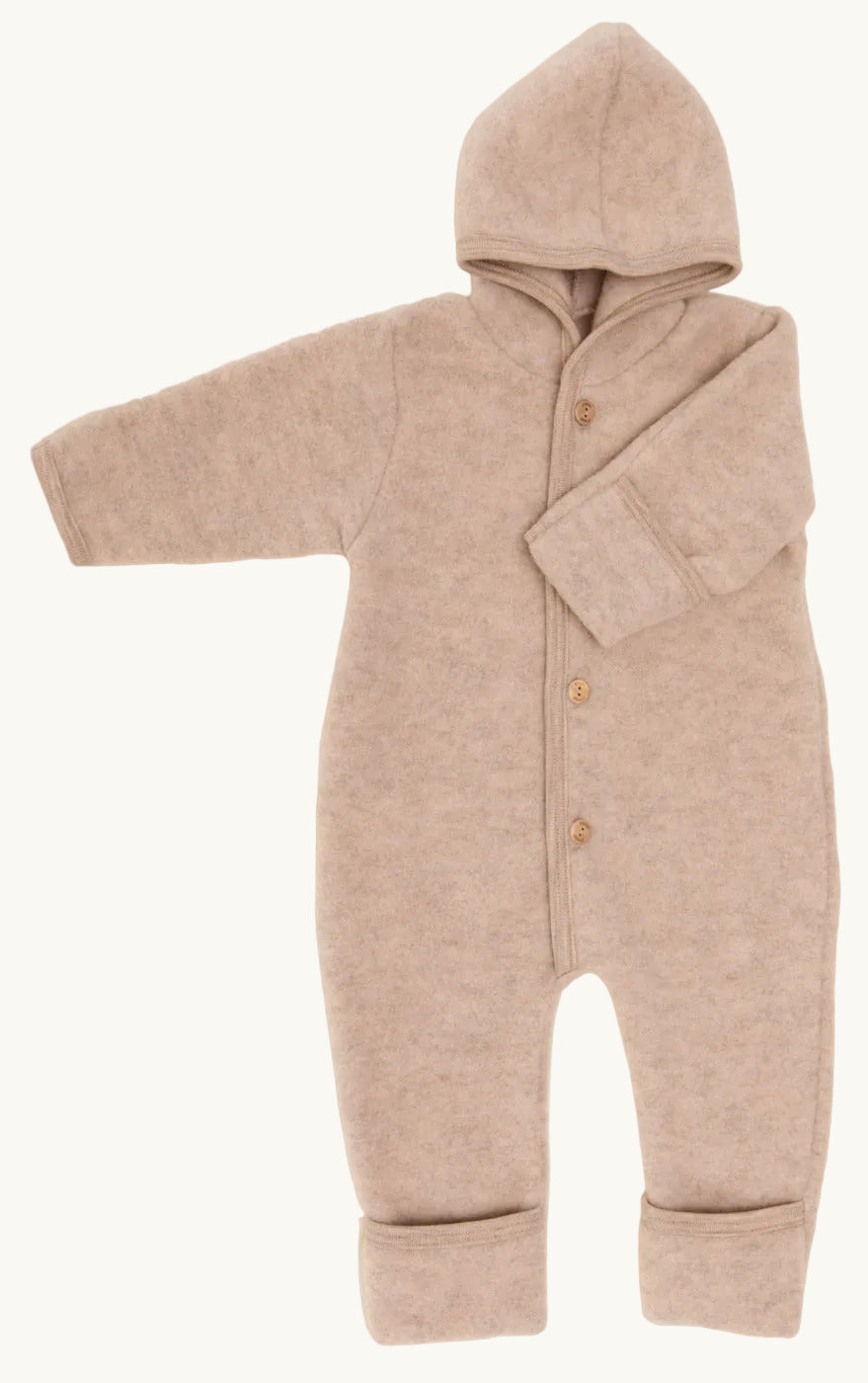 Kombinezon z wełny merino sand