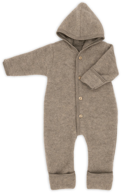 Kombinezon z wełny merino walnut